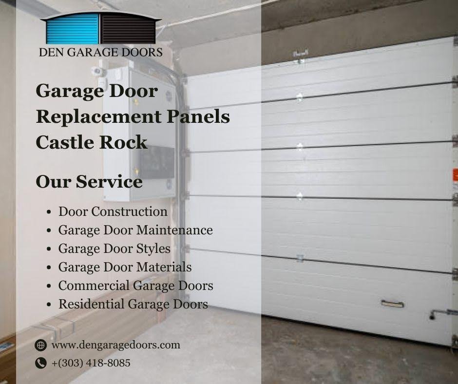 Garage Door Replacement Panels in Castle Rock