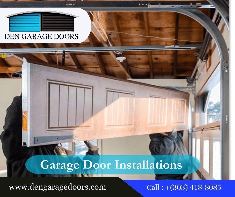 residential garage door installation Castle Rock 