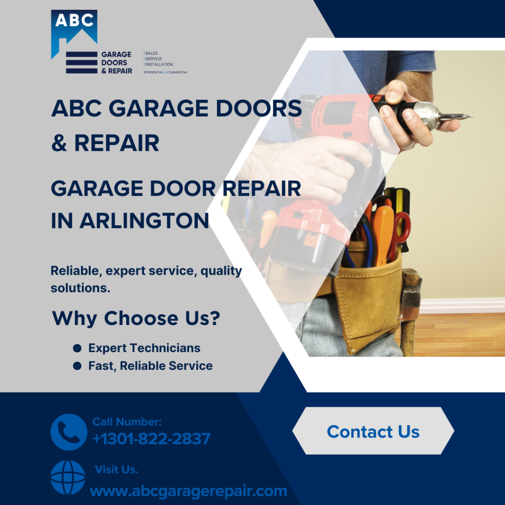 Arlington VA garage door repair.