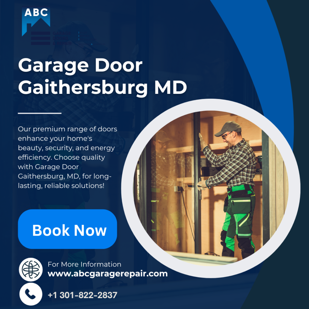 Garage door repair service.